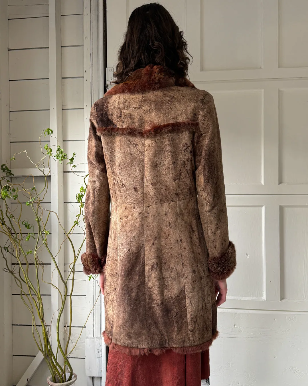 00s Suede & Fur Jacket | S-M