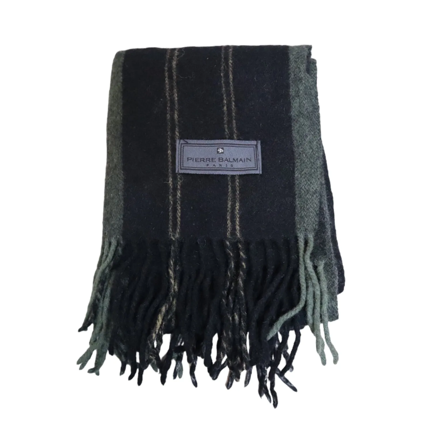 90s BALMAIN Wool Scarf
