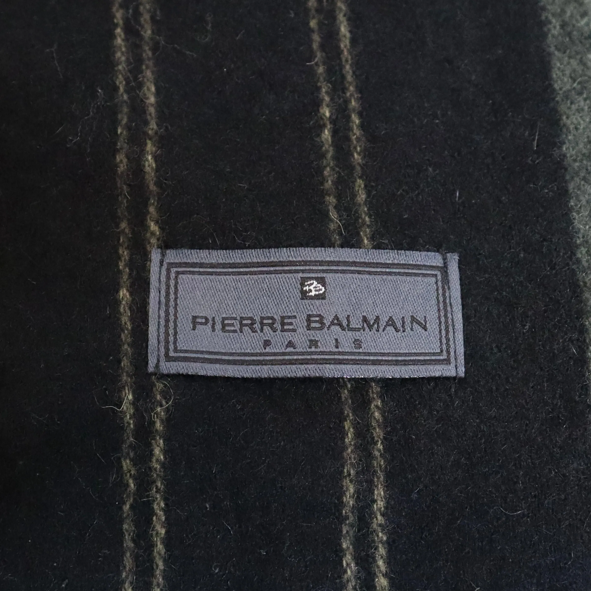 90s BALMAIN Wool Scarf