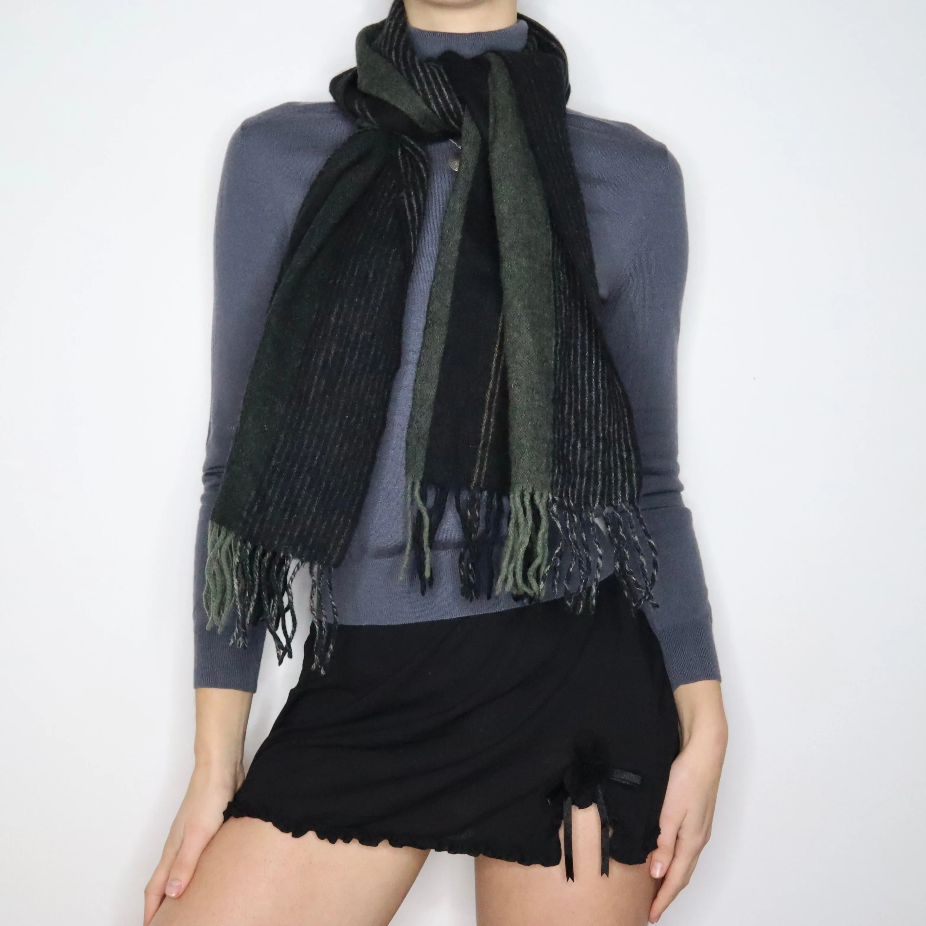90s BALMAIN Wool Scarf