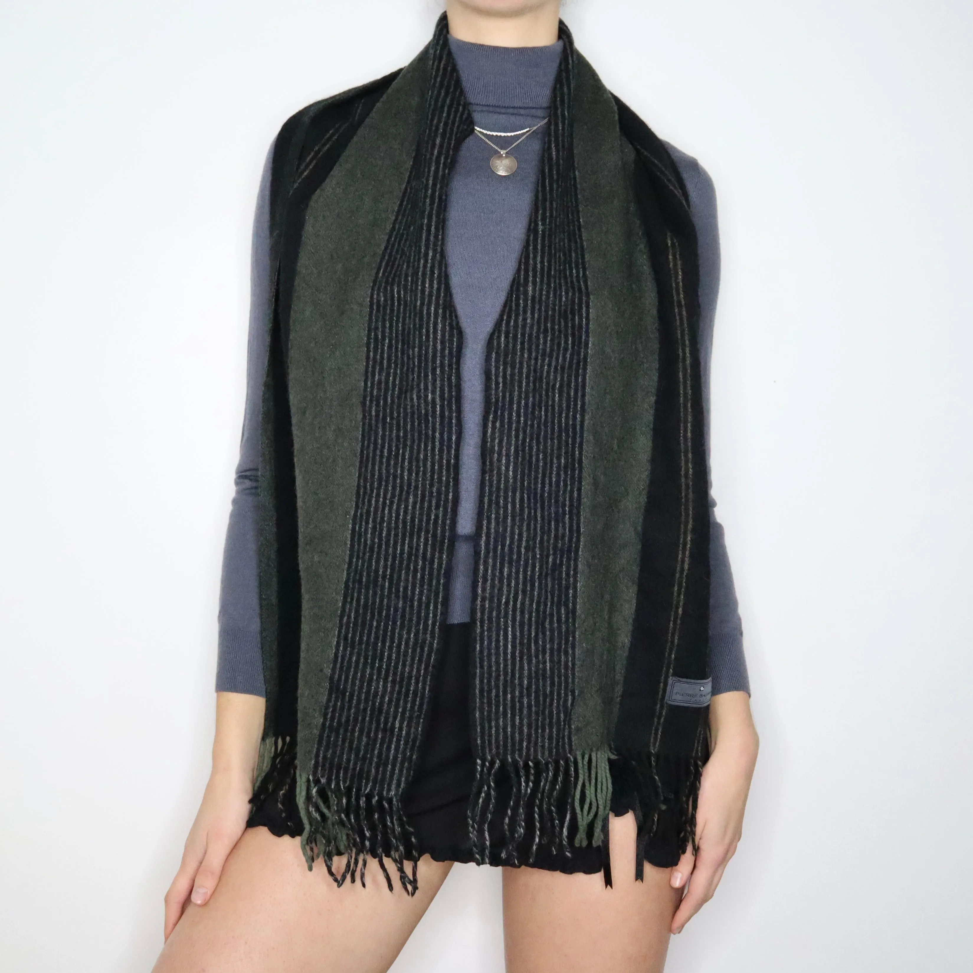 90s BALMAIN Wool Scarf