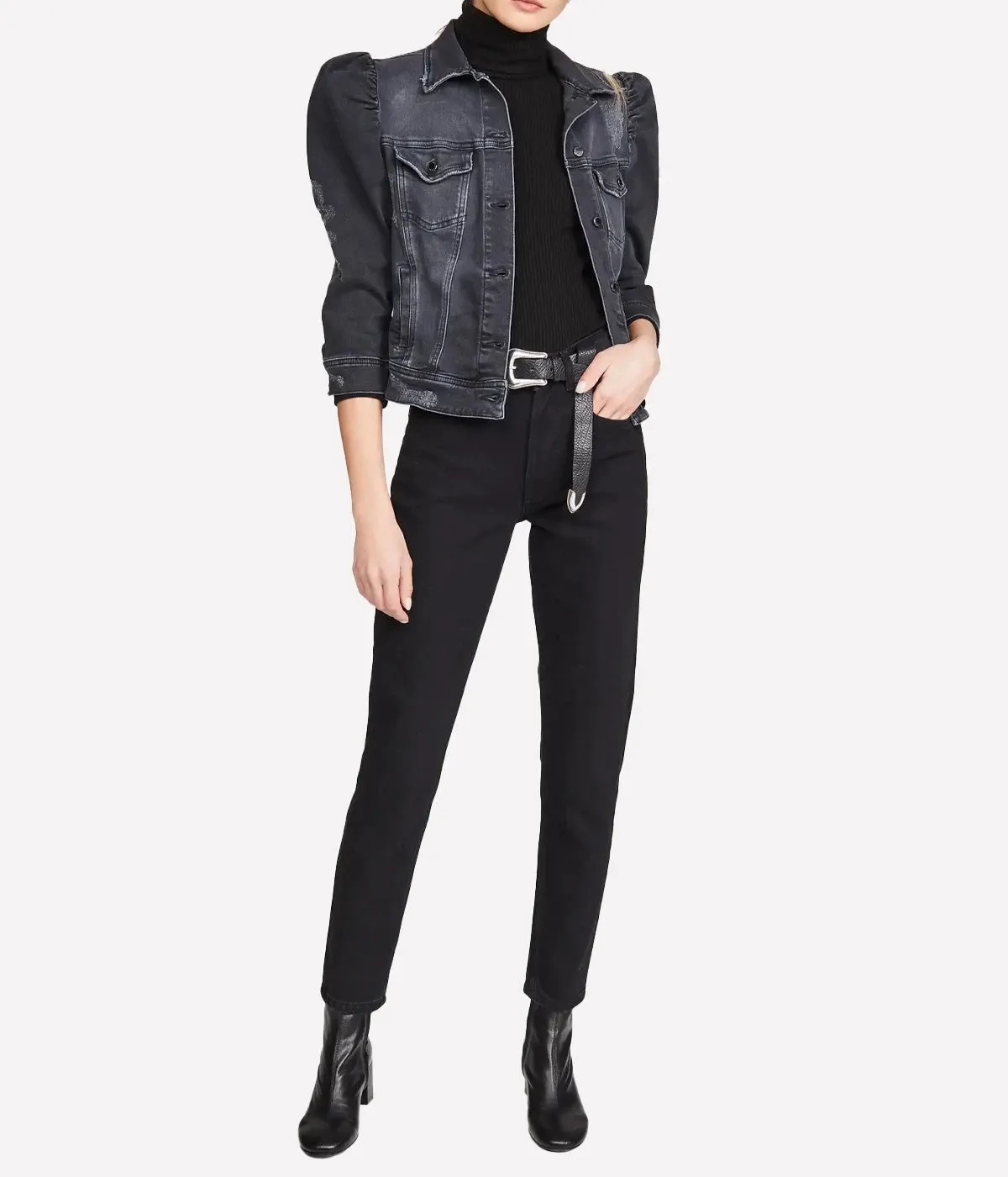 Ada Jacket in Faded Black
