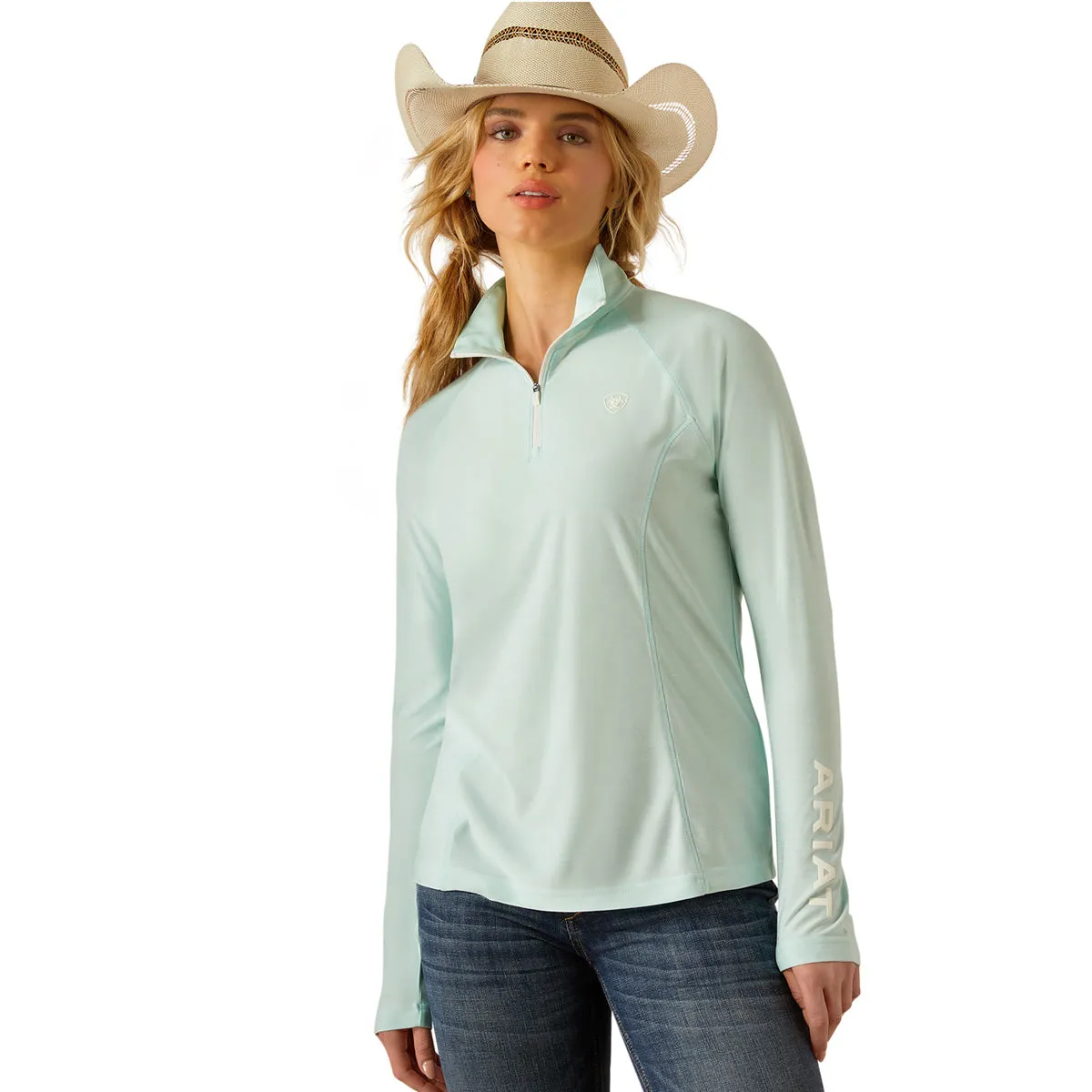 Ariat Laguna Quarter Zip Long Sleeve Ladies Top