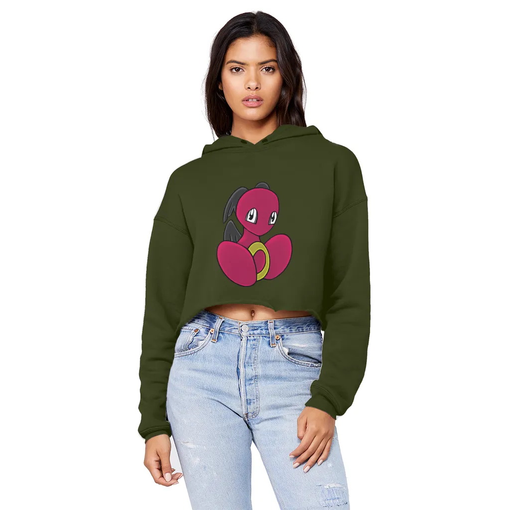 Baiyu Unisex Cropped Raw Edge Boyfriend Hoodie