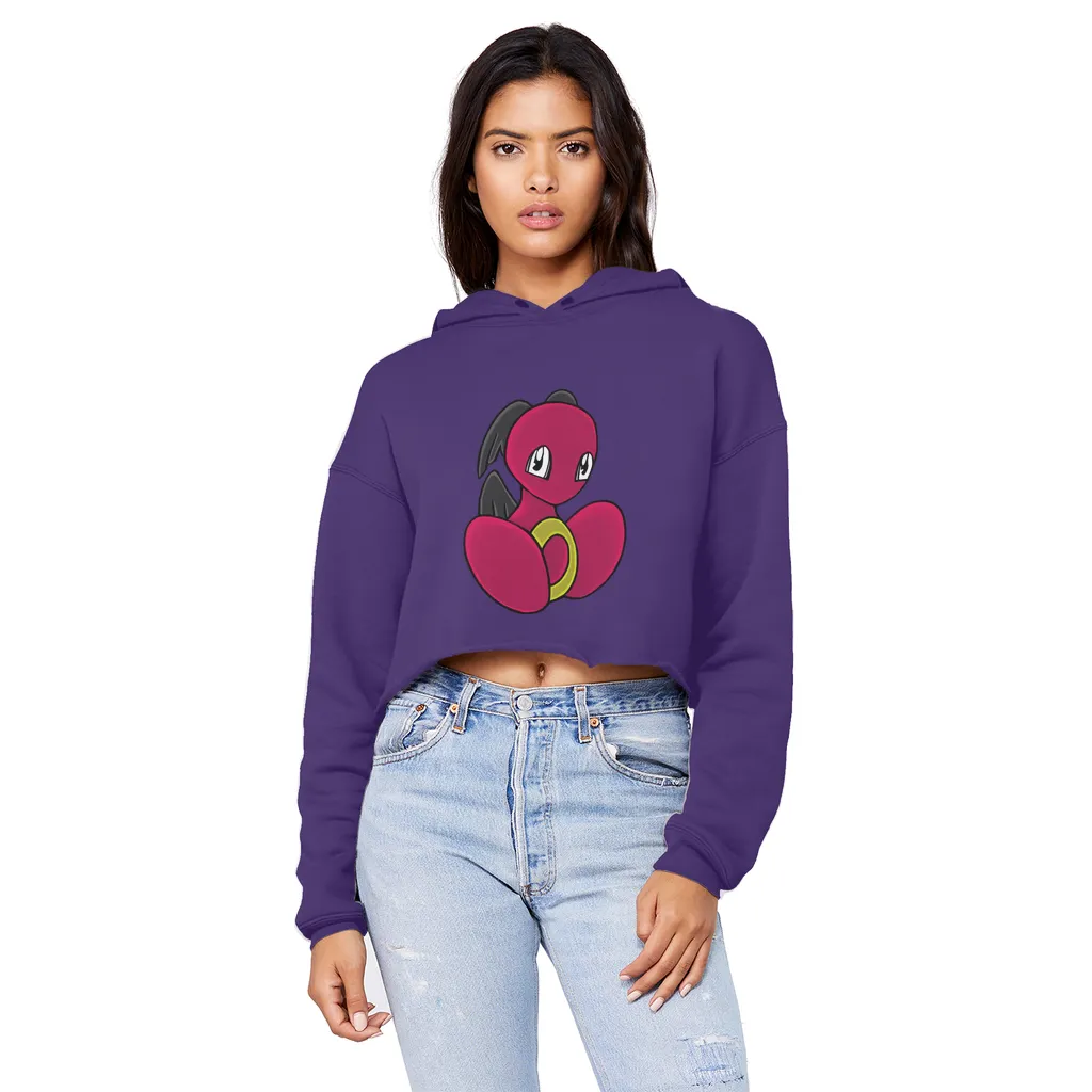 Baiyu Unisex Cropped Raw Edge Boyfriend Hoodie