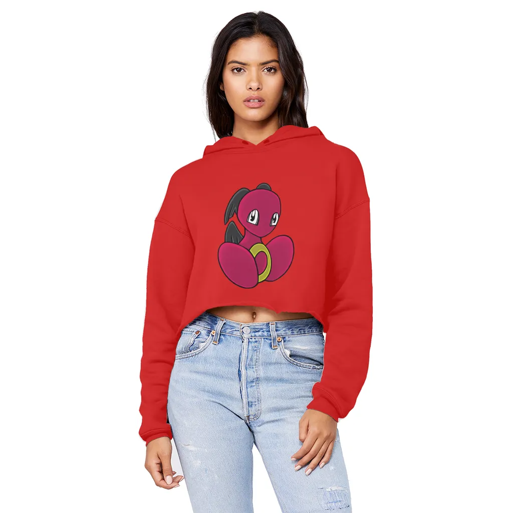 Baiyu Unisex Cropped Raw Edge Boyfriend Hoodie