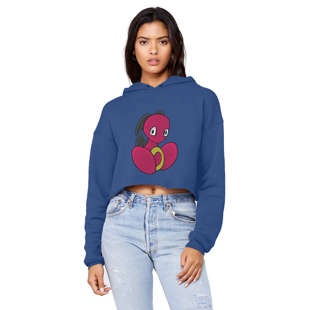 Baiyu Unisex Cropped Raw Edge Boyfriend Hoodie