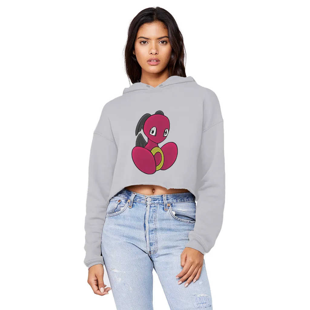 Baiyu Unisex Cropped Raw Edge Boyfriend Hoodie