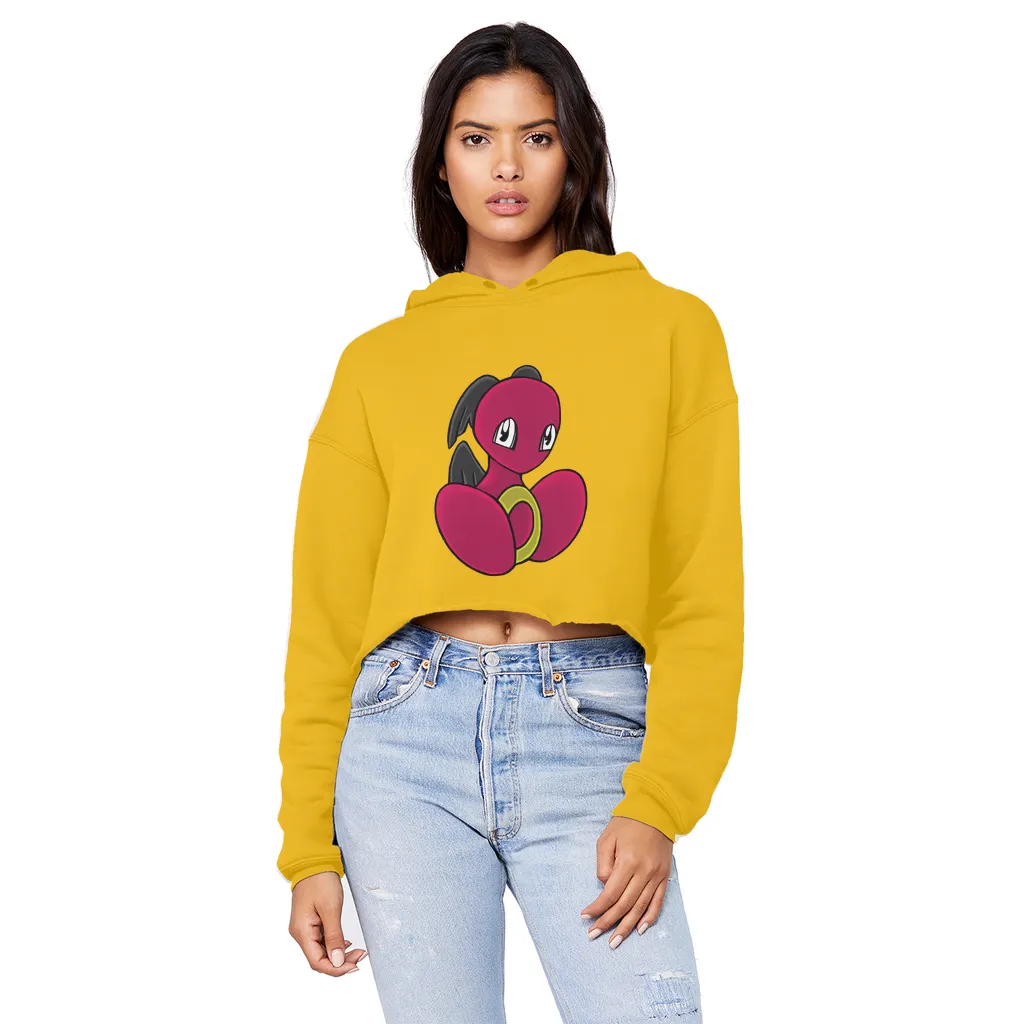 Baiyu Unisex Cropped Raw Edge Boyfriend Hoodie