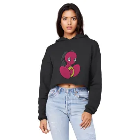 Baiyu Unisex Cropped Raw Edge Boyfriend Hoodie