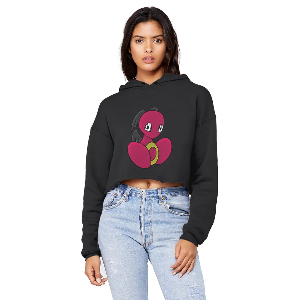 Baiyu Unisex Cropped Raw Edge Boyfriend Hoodie