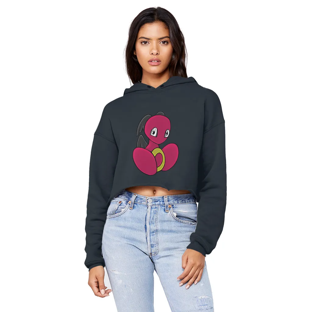 Baiyu Unisex Cropped Raw Edge Boyfriend Hoodie