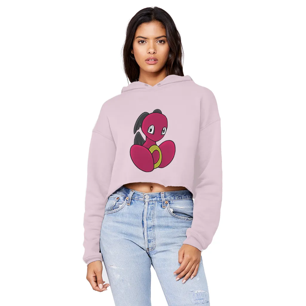 Baiyu Unisex Cropped Raw Edge Boyfriend Hoodie