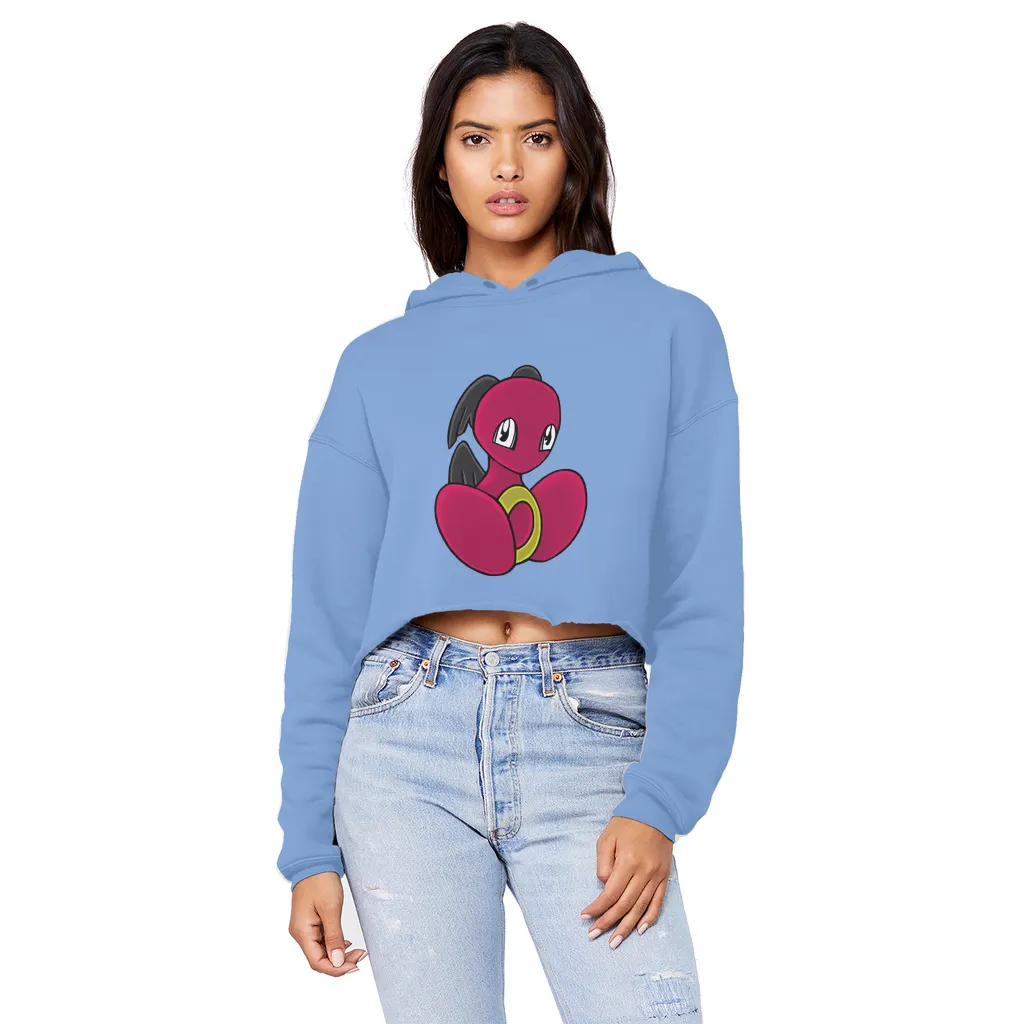 Baiyu Unisex Cropped Raw Edge Boyfriend Hoodie