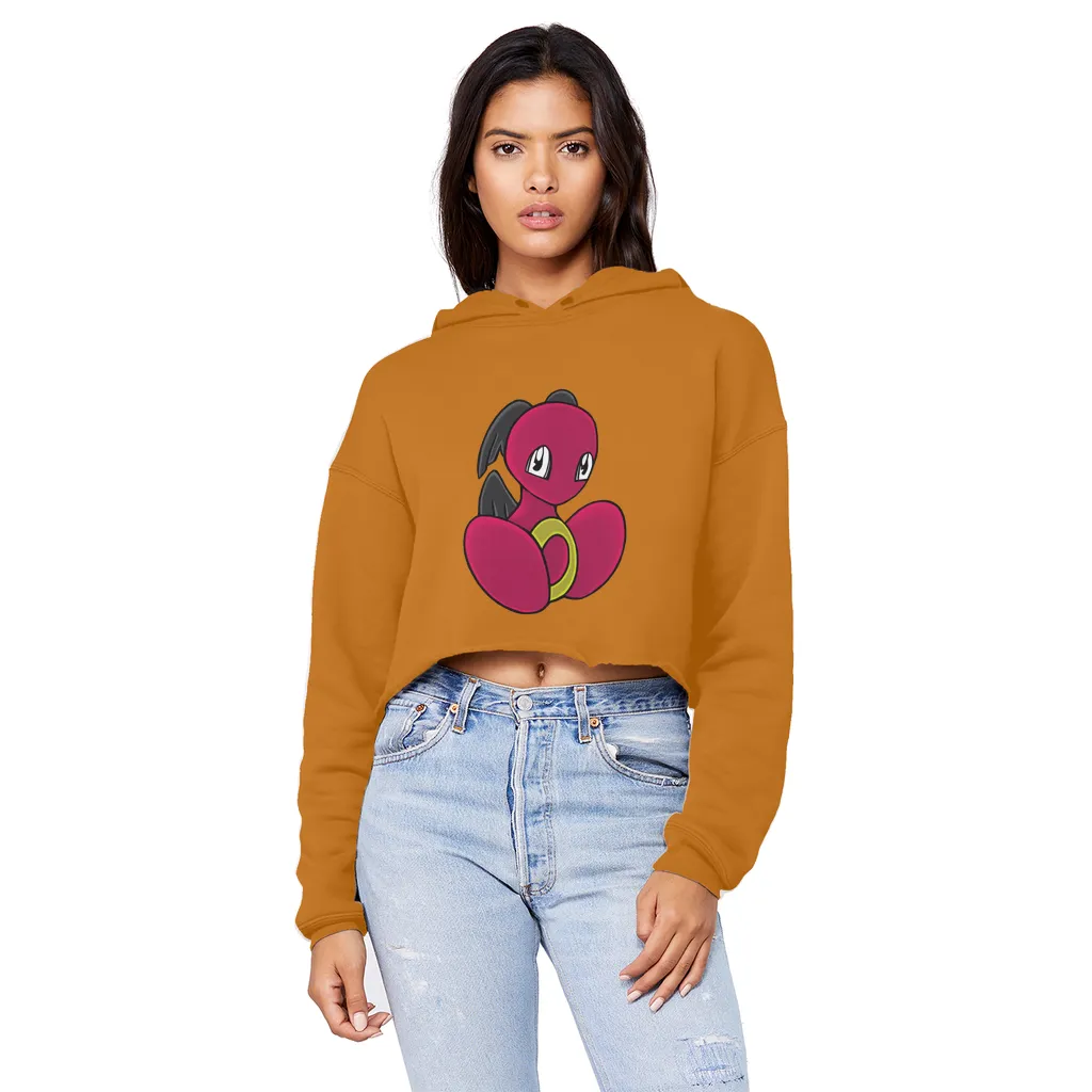 Baiyu Unisex Cropped Raw Edge Boyfriend Hoodie