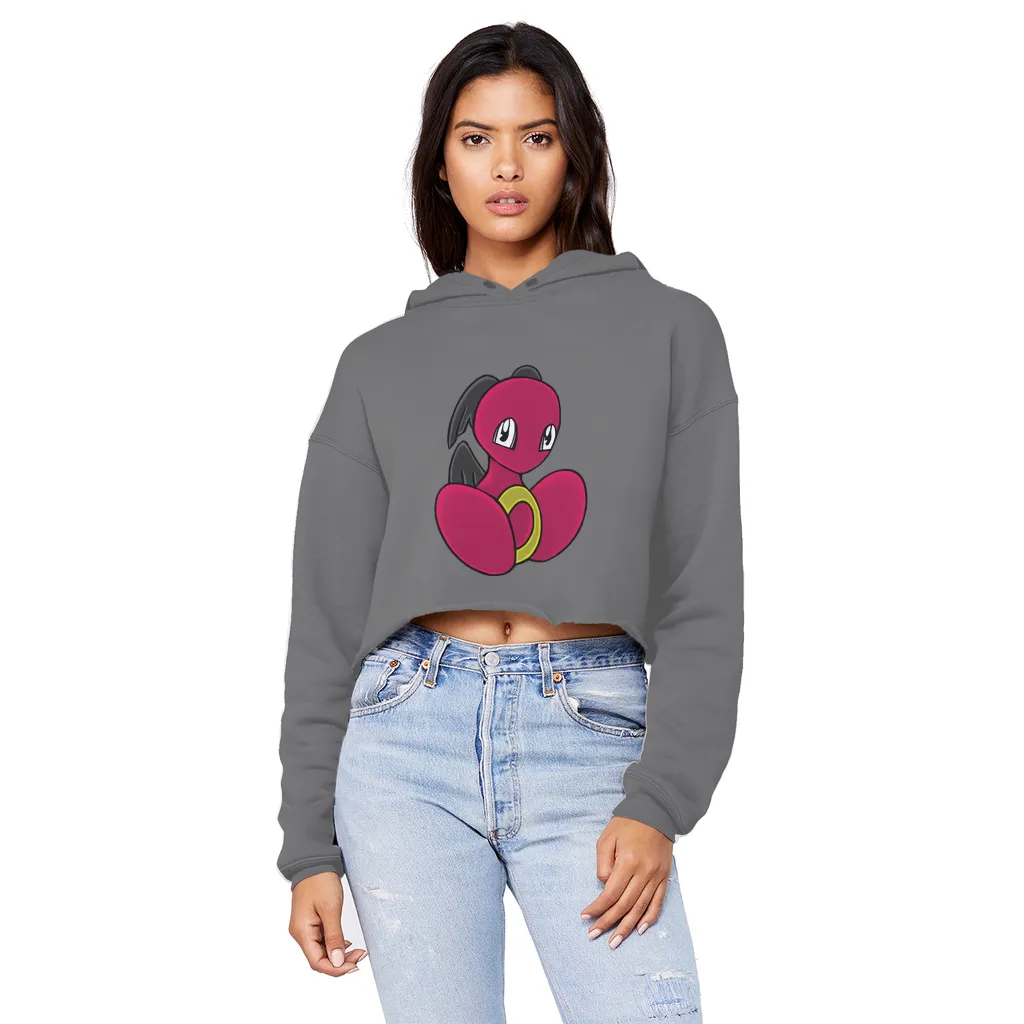 Baiyu Unisex Cropped Raw Edge Boyfriend Hoodie
