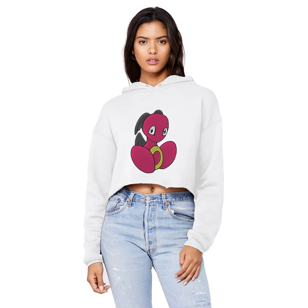 Baiyu Unisex Cropped Raw Edge Boyfriend Hoodie