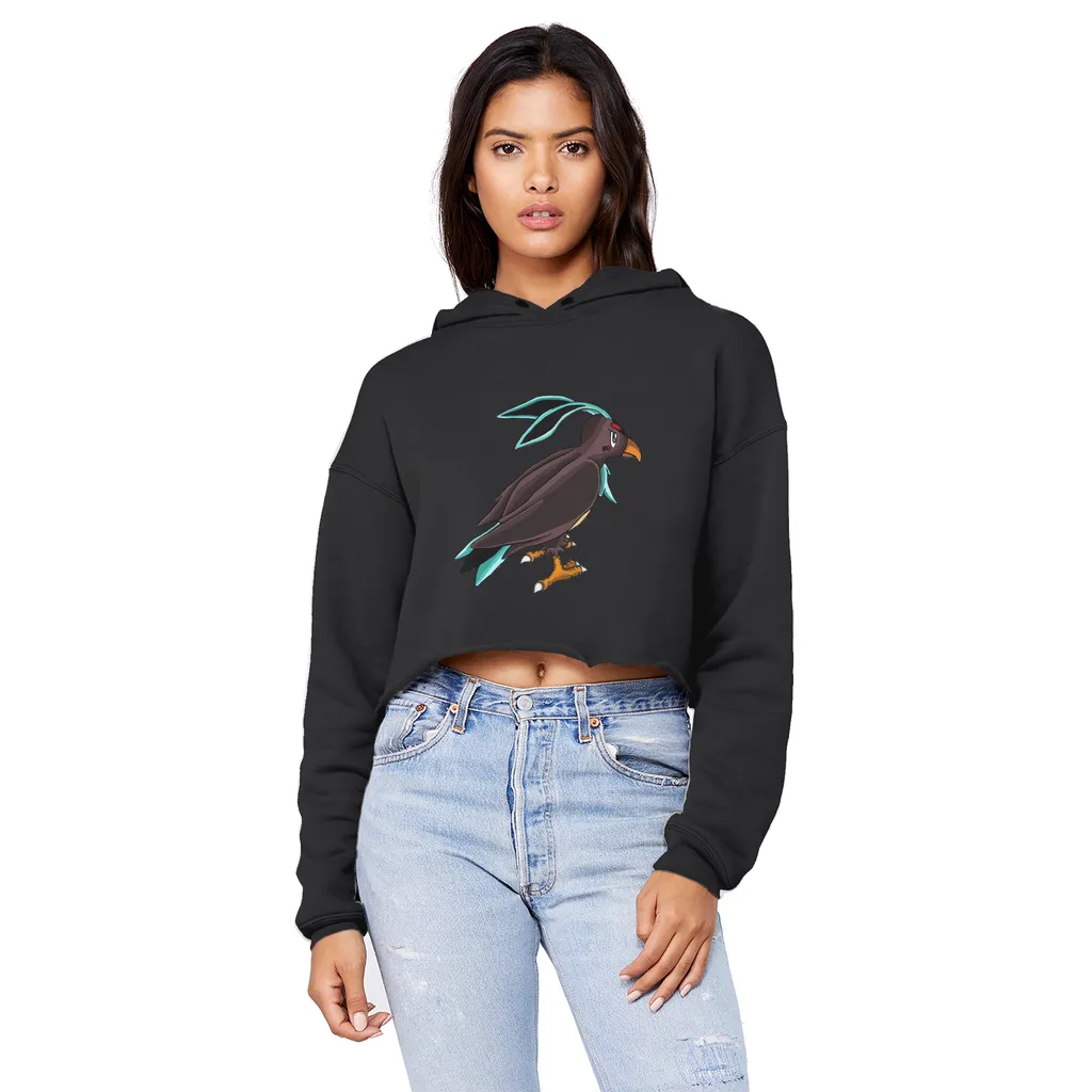 Birdam Unisex Cropped Raw Edge Boyfriend Hoodie
