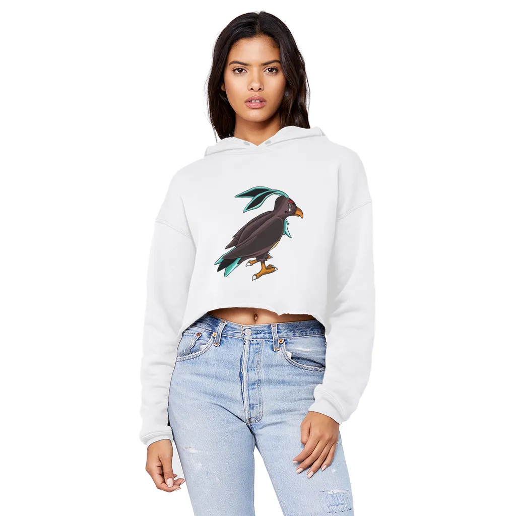 Birdam Unisex Cropped Raw Edge Boyfriend Hoodie