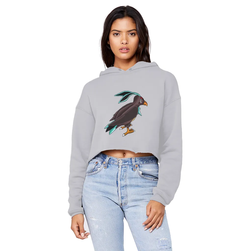 Birdam Unisex Cropped Raw Edge Boyfriend Hoodie