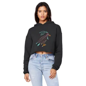 Birdam Unisex Cropped Raw Edge Boyfriend Hoodie