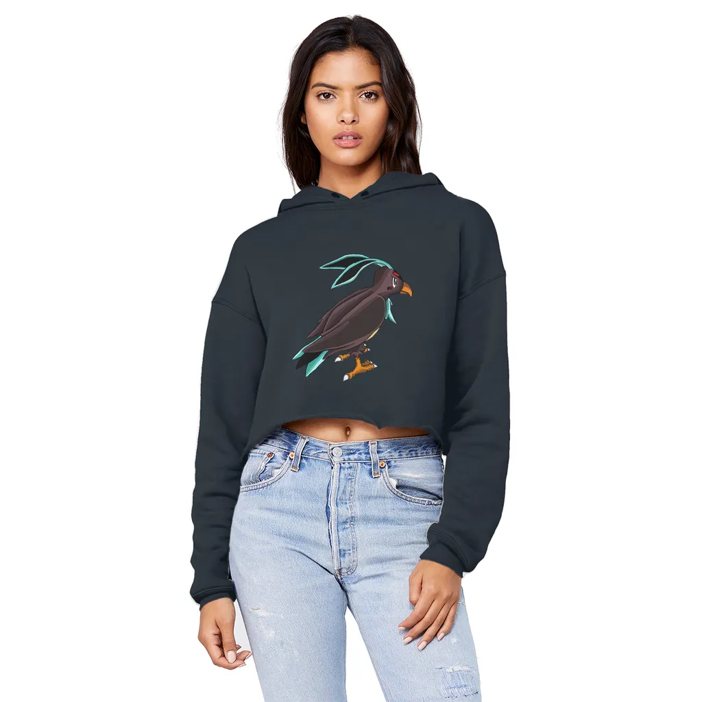 Birdam Unisex Cropped Raw Edge Boyfriend Hoodie