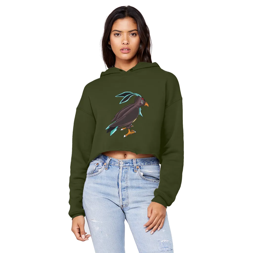 Birdam Unisex Cropped Raw Edge Boyfriend Hoodie