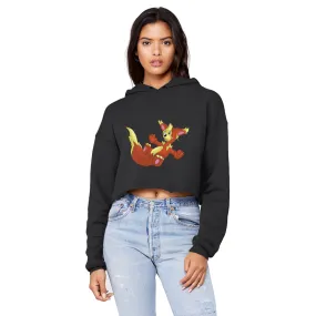 Blazeon Unisex Cropped Raw Edge Boyfriend Hoodie