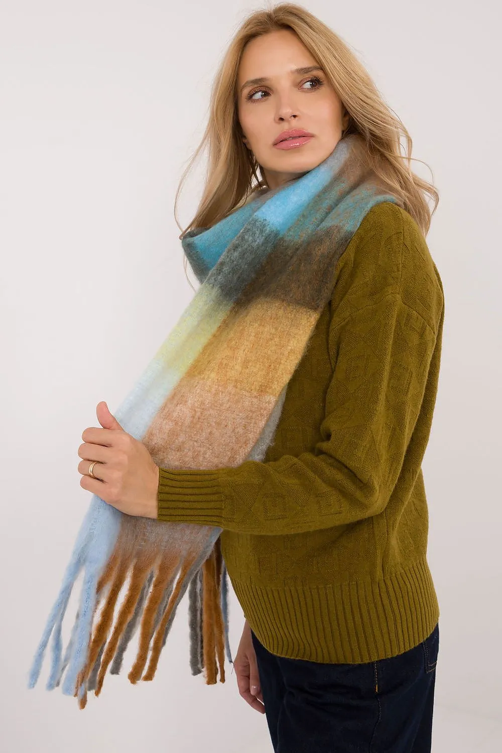 Classic Women’s Check Pattern Scarf