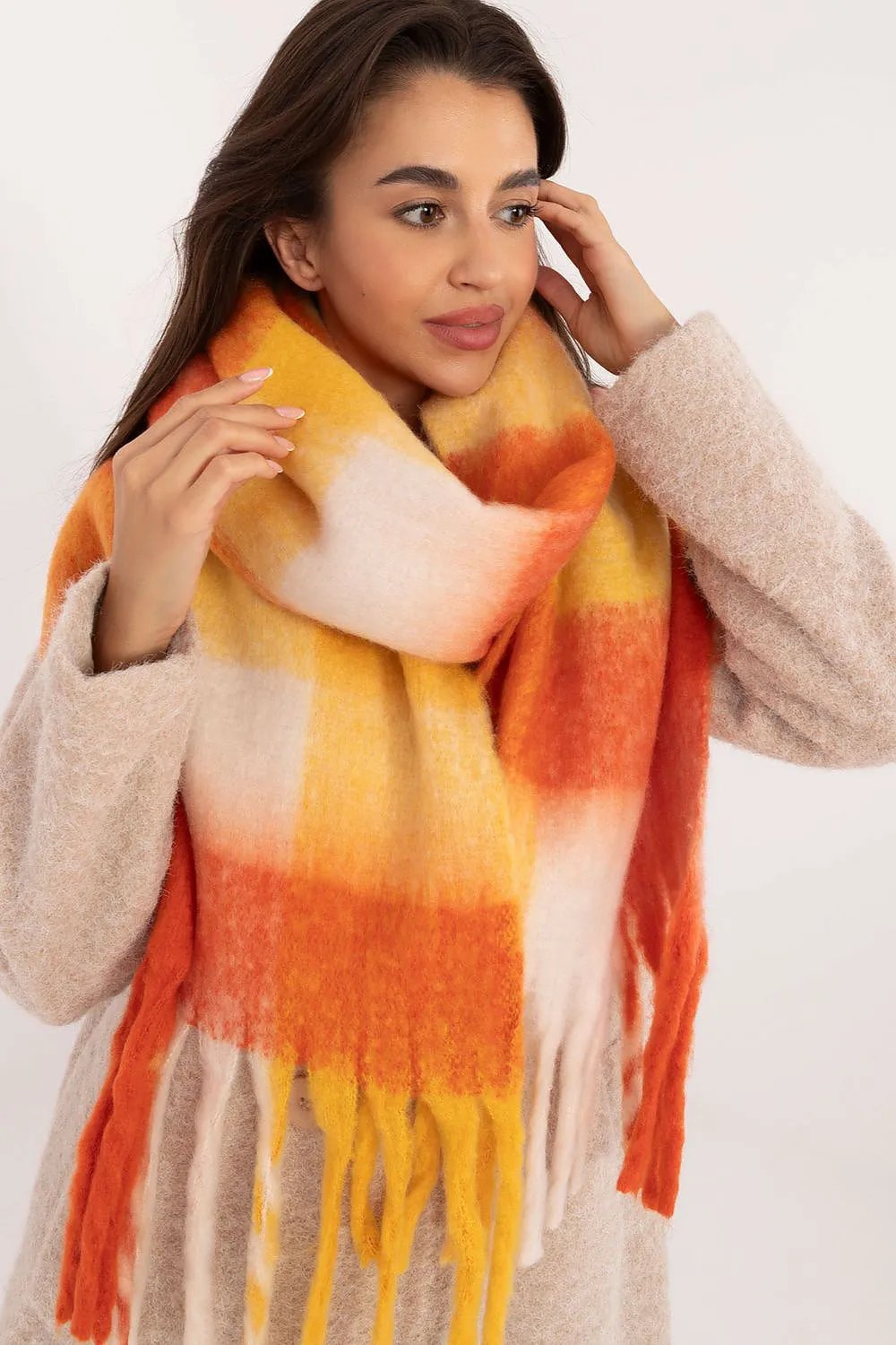 Classic Women’s Check Pattern Scarf