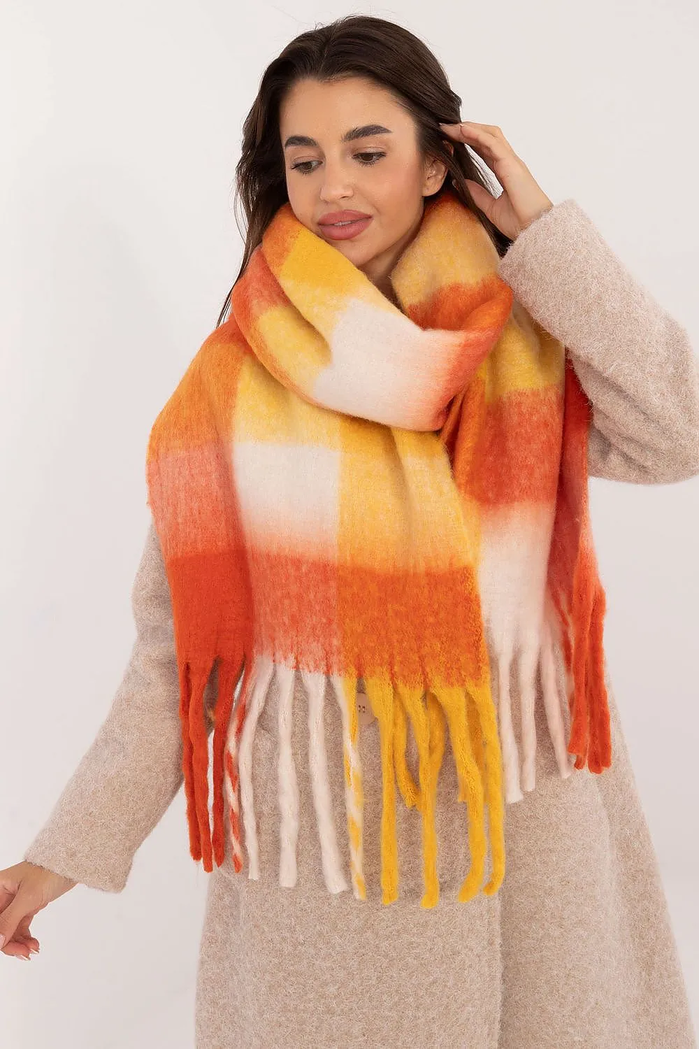 Classic Women’s Check Pattern Scarf
