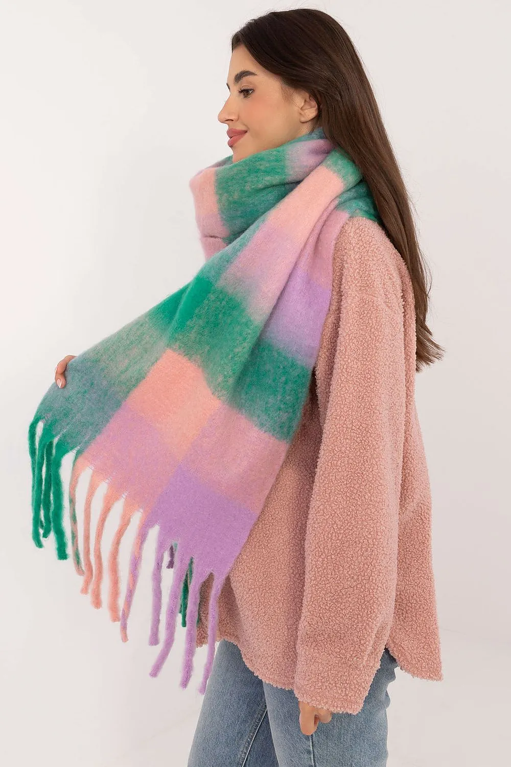 Classic Women’s Check Pattern Scarf