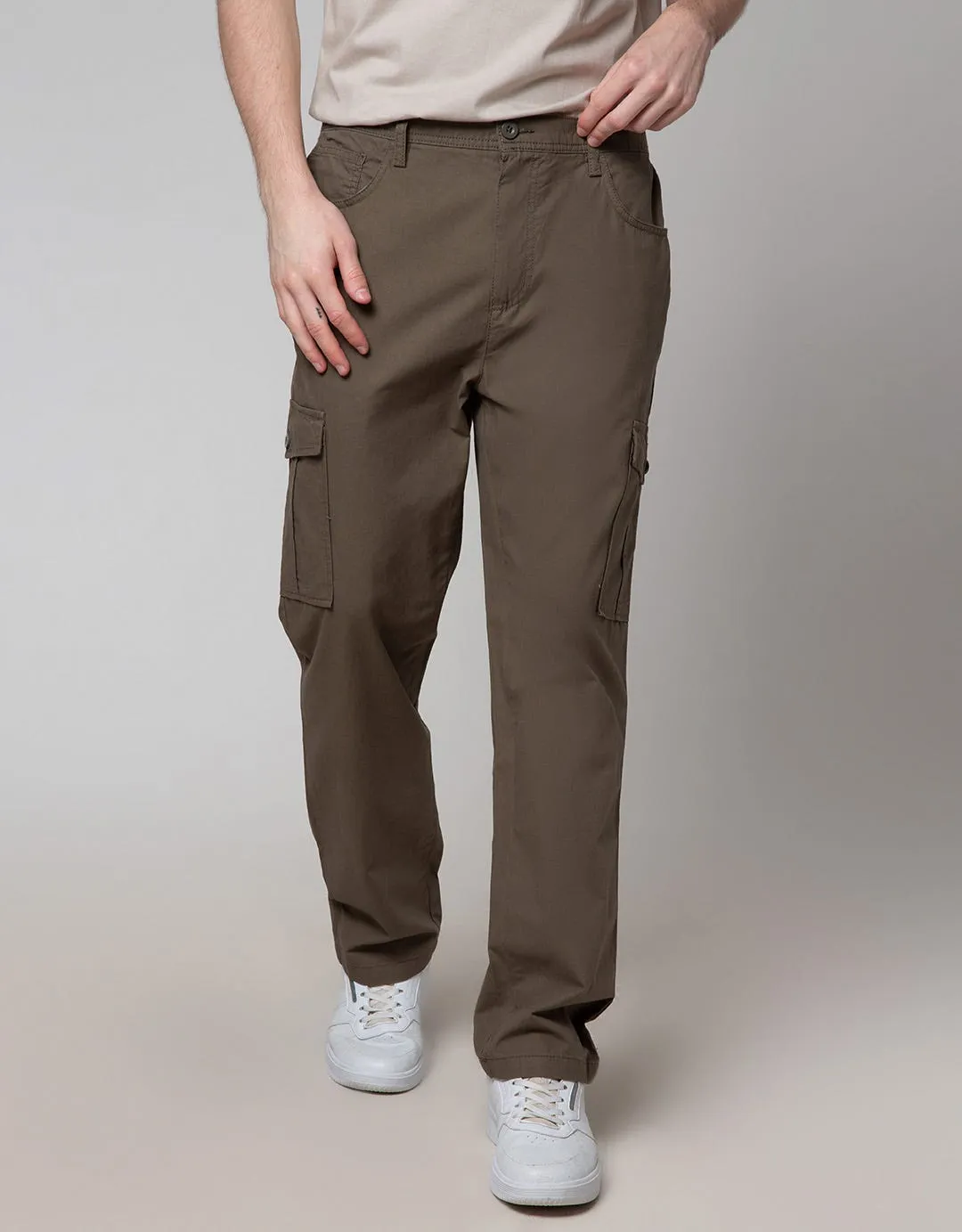 Cole Long Pants Cargo Half Elastic Band