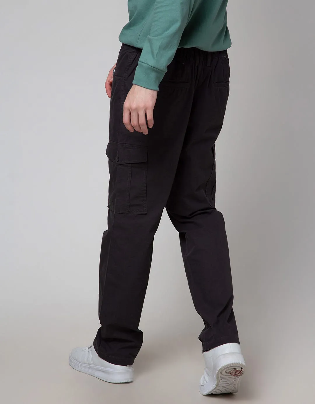Cole Long Pants Cargo Half Elastic Band