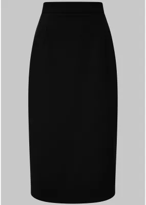 Collectif Posey 50's Pencil Skirt Black