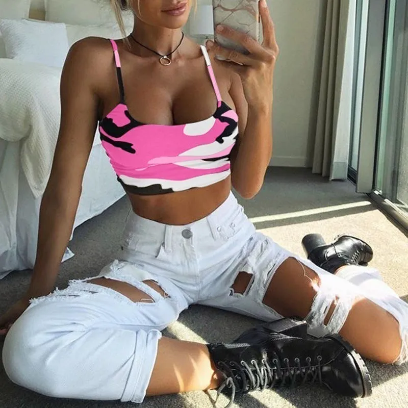 Color printed tube top