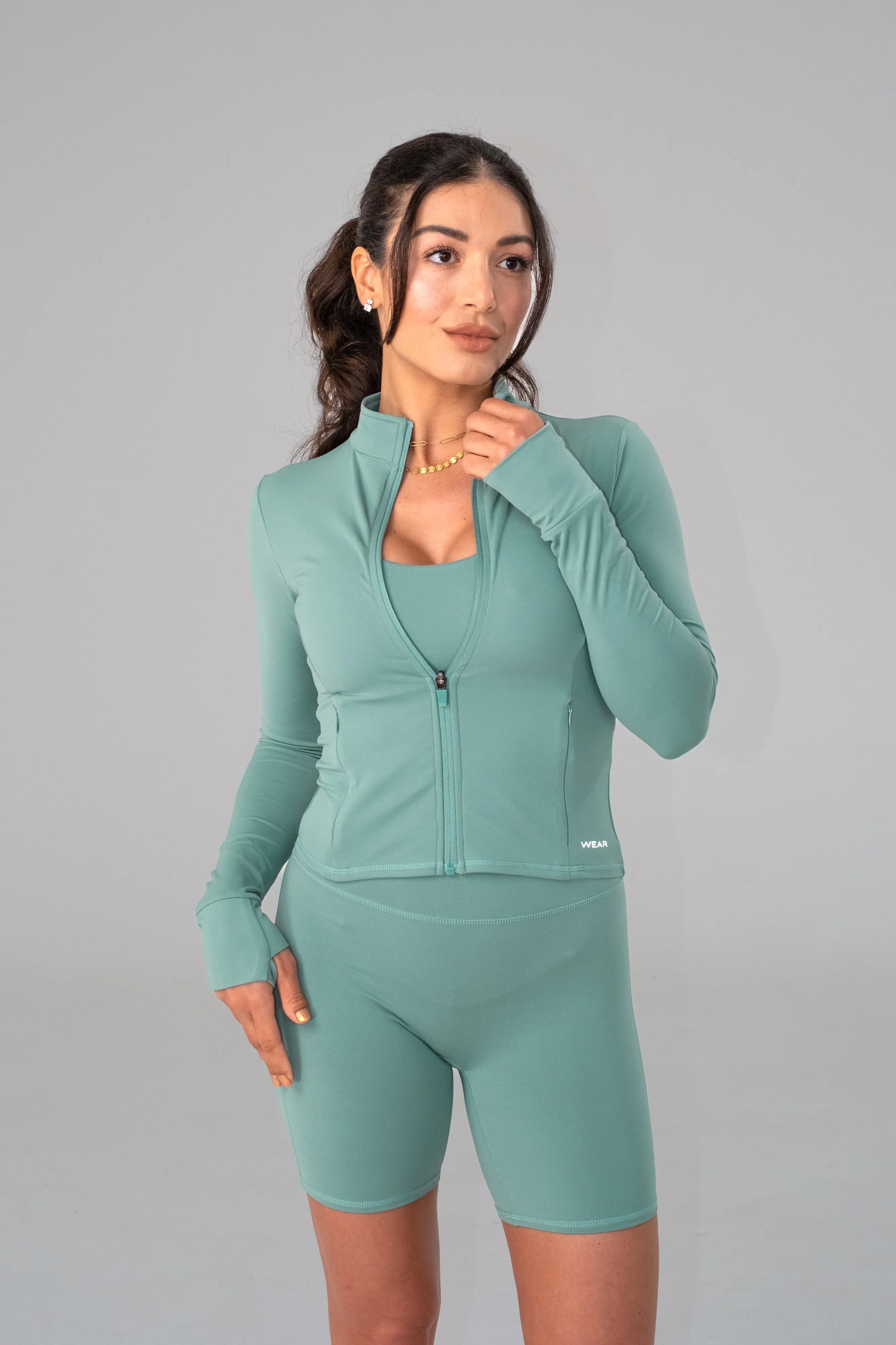 CONTOUR CROPPED JACKET 