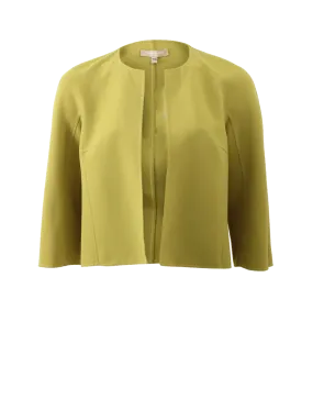 Cropped Crewneck Jacket