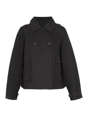 Cropped Jacket (Black)