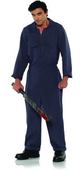 Dark Blue Horror Jumpsuit (Adult)