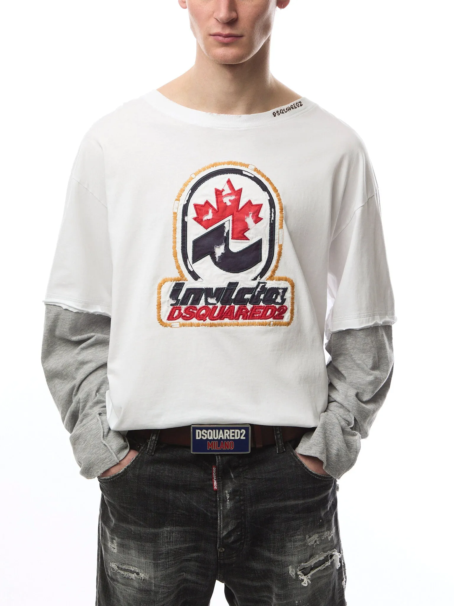 DSquared Milano Logo Belt
