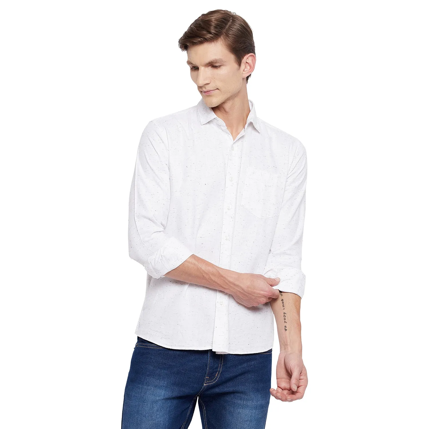 Duke Stardust Men Full Sleeve Cotton Shirt (SDO8PLCS)