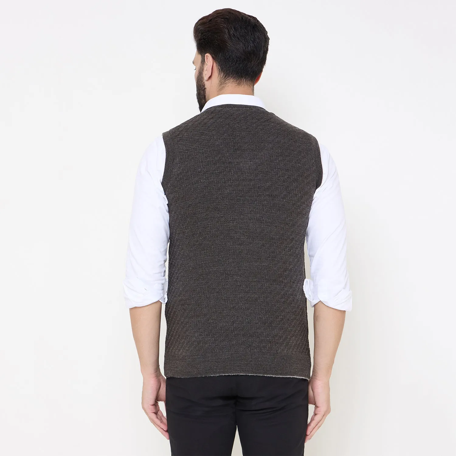 Duke Stardust Men V Neck Reversible Sweater (SDS2285)
