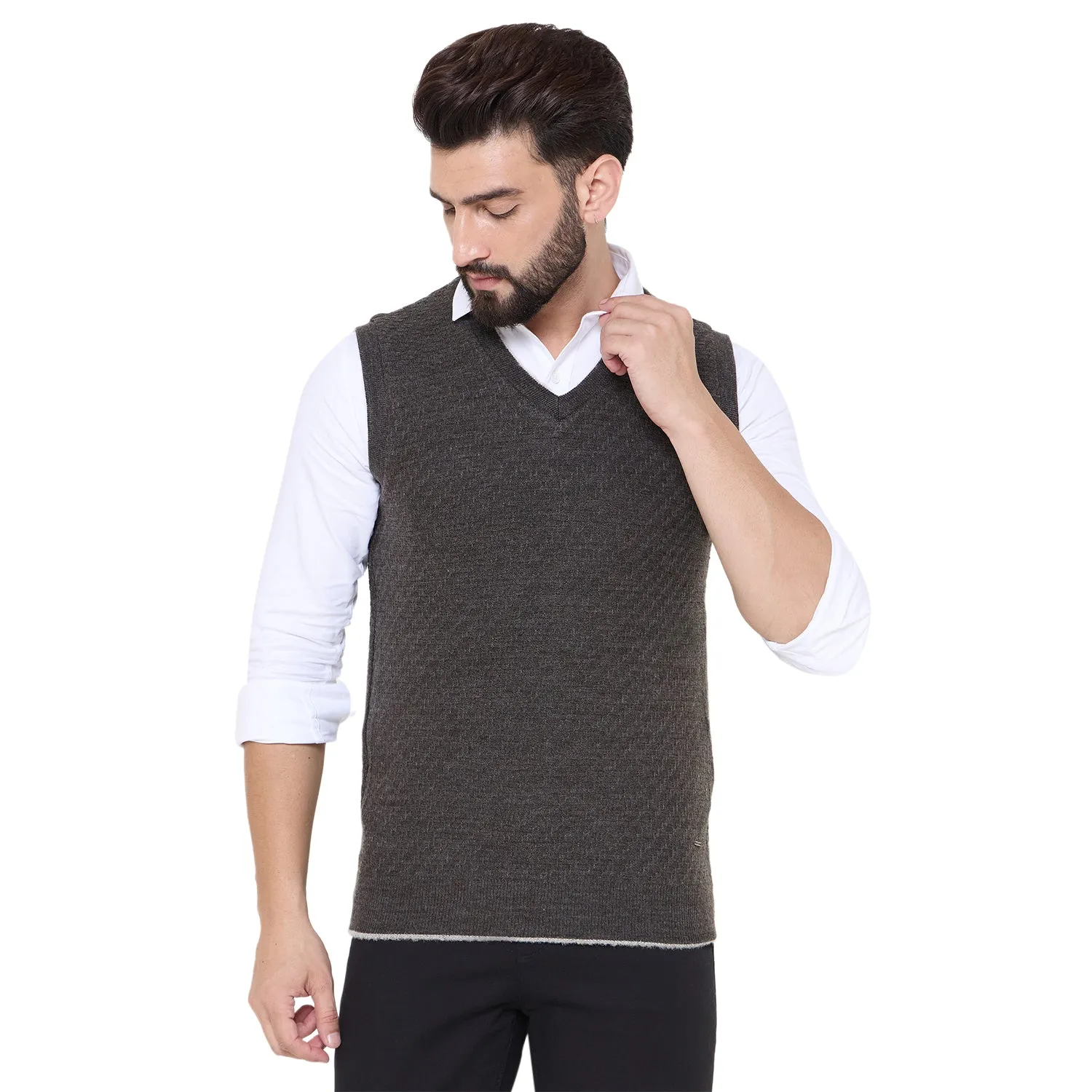 Duke Stardust Men V Neck Reversible Sweater (SDS2285)