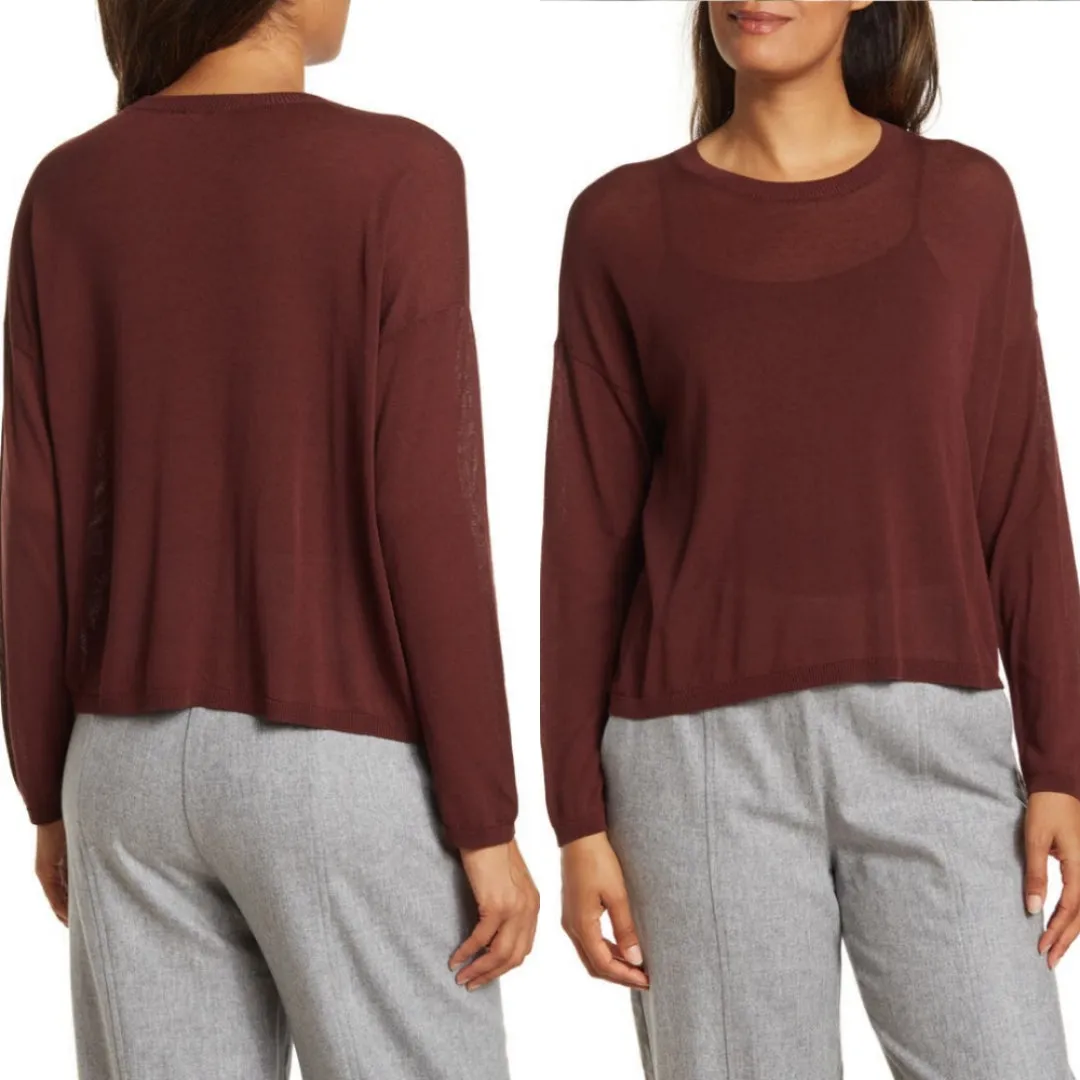 EILEEN FISHER Knit Box Top