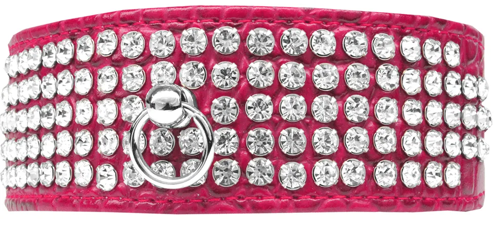Ex. Wide Designer Rhinestone Collar