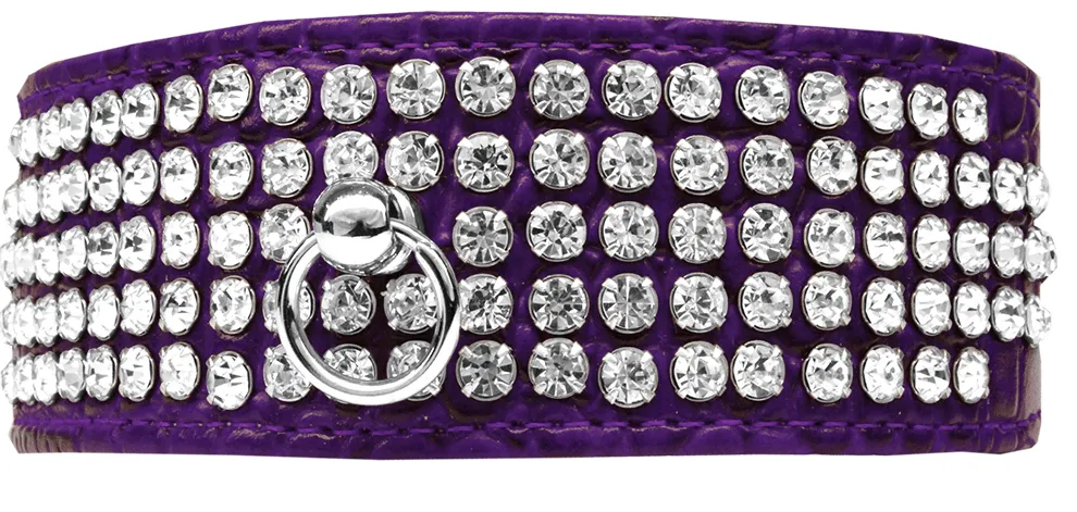 Ex. Wide Designer Rhinestone Collar