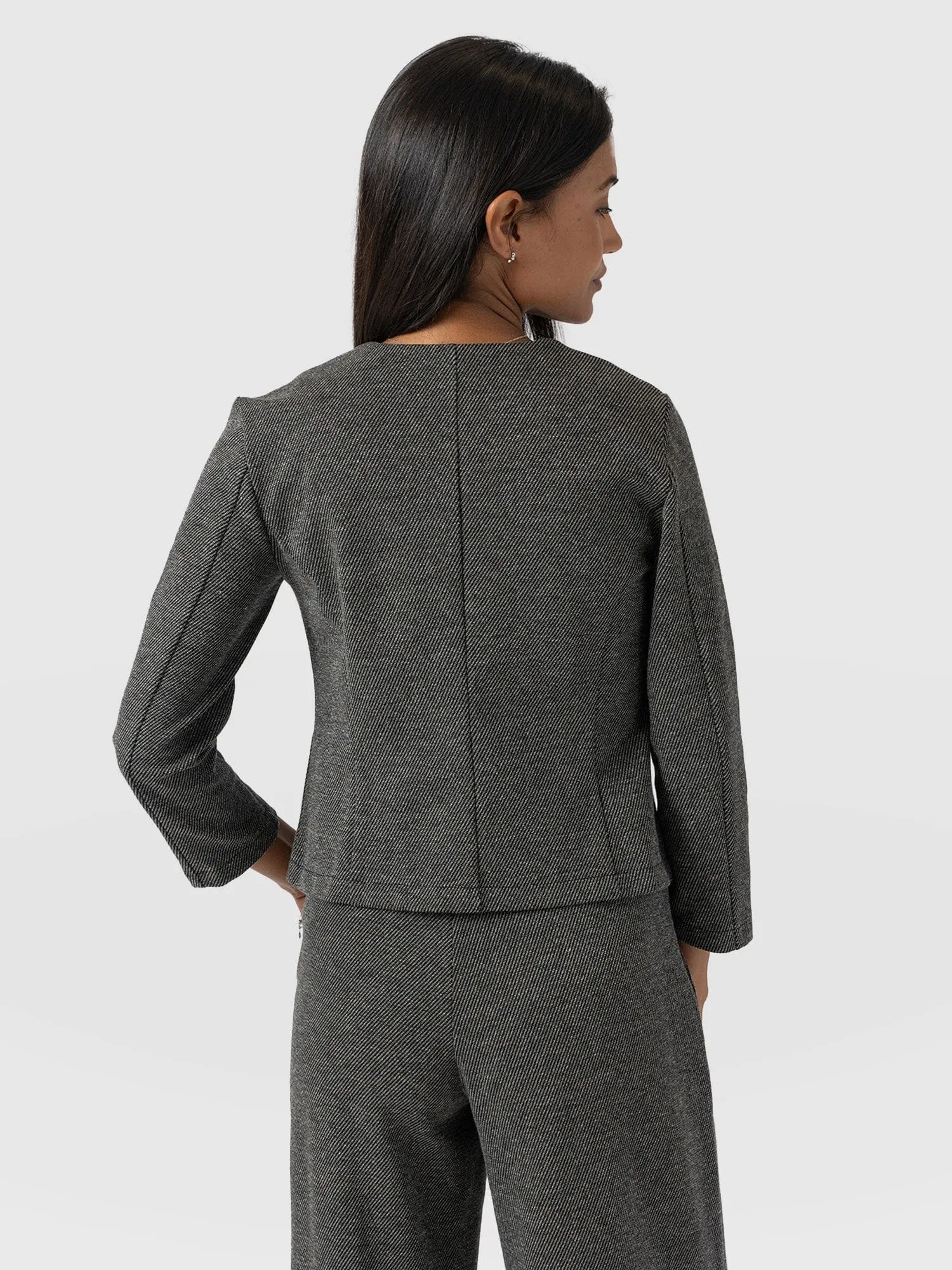 Florence Jacket - Grey Twill