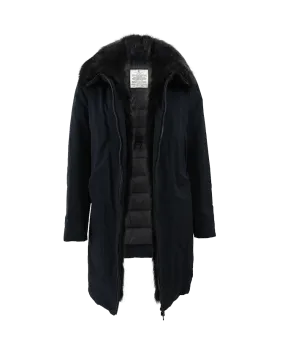 Fox Collar Puffer Jacket