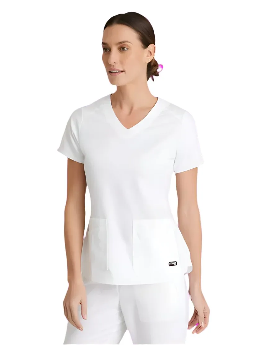 Grey's Anatomy Stretch™ by Barco Emma 4-Pocket V-Neck Scrub Top